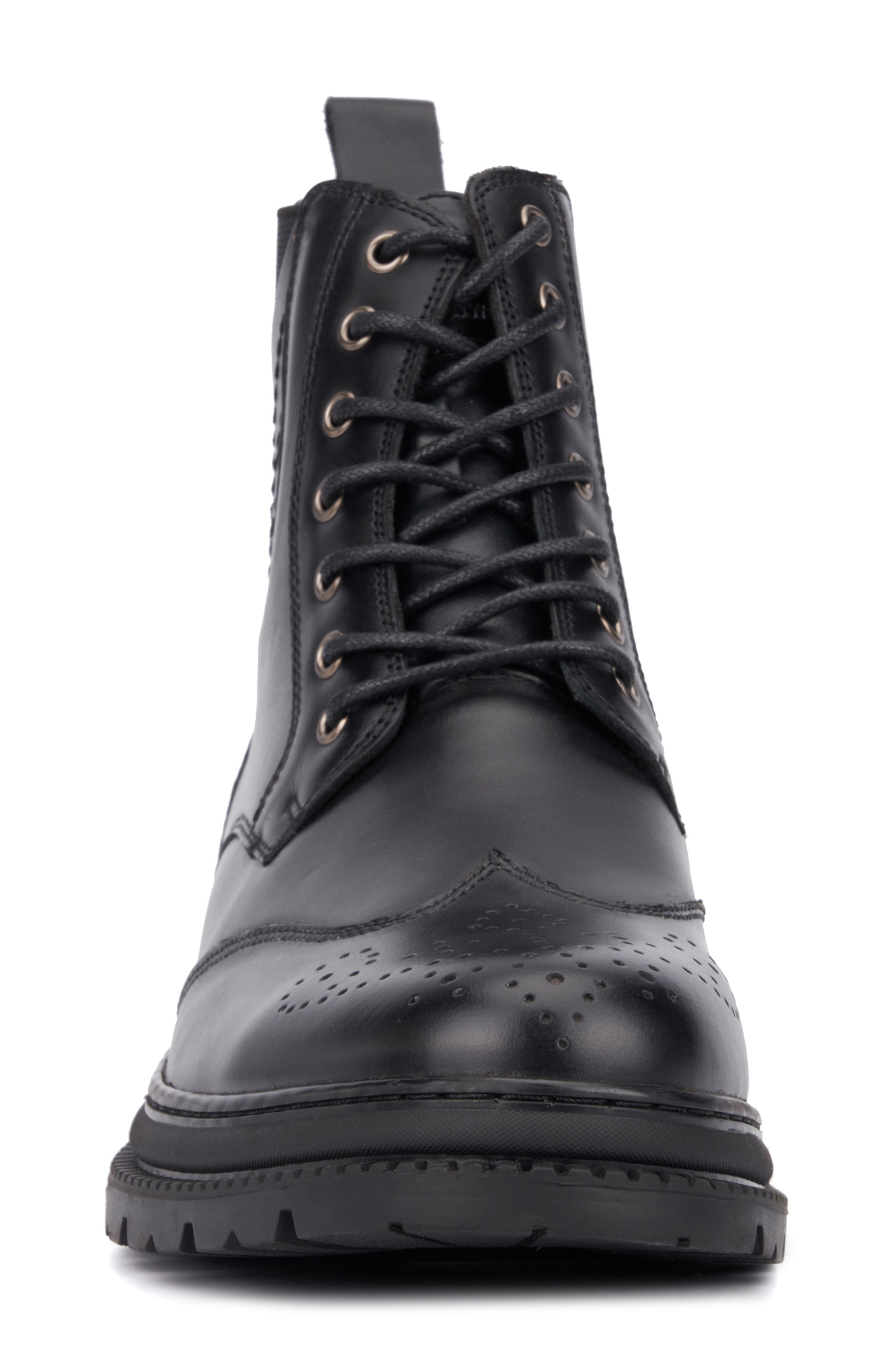 RESERVE FOOTWEAR Devon Lace-Up Boot, Alternate, color, Black