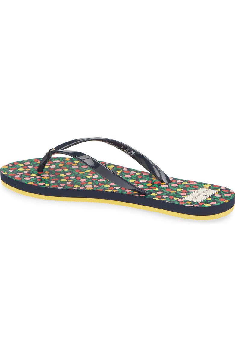 Kate Spade New York feldon flip flop sandal, Alternate, color, Ditsy Blossom/ Parisian Navy