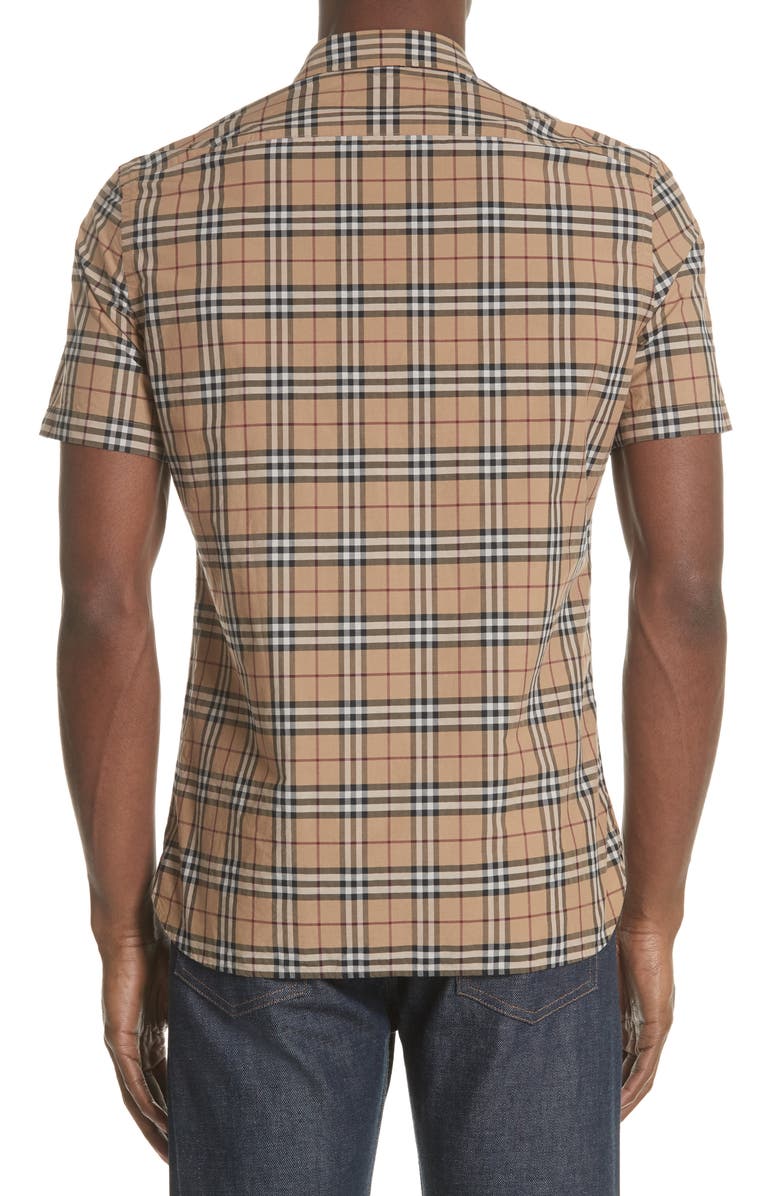 Burberry Alexander Check Sport Shirt, Alternate, color, 