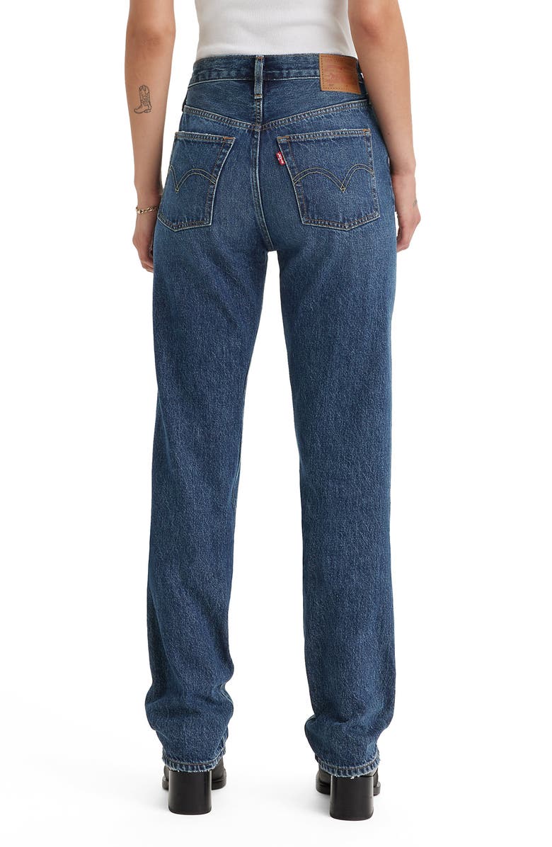 Levi's<sup>®</sup> 501<sup>®</sup> Original High Waist Straight Leg Jeans, Alternate, color,