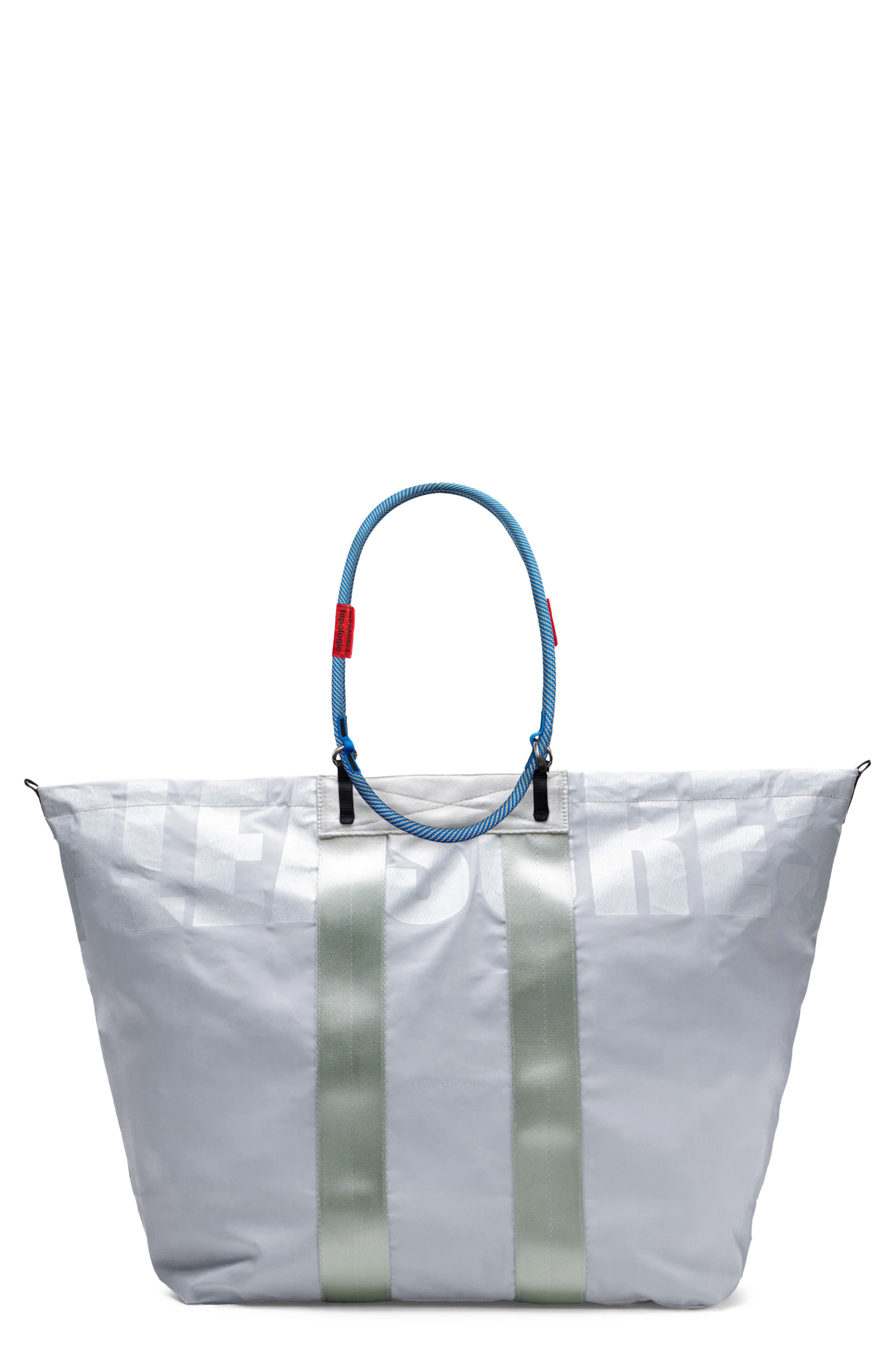 PLEASURES x Topologie Summit Reversible Tote, Main, color, Black / Gray