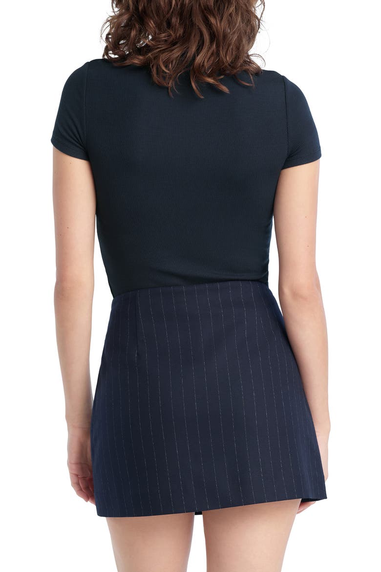 The Stockholm Mock Neck Rib Top, Alternate, color, NAVY