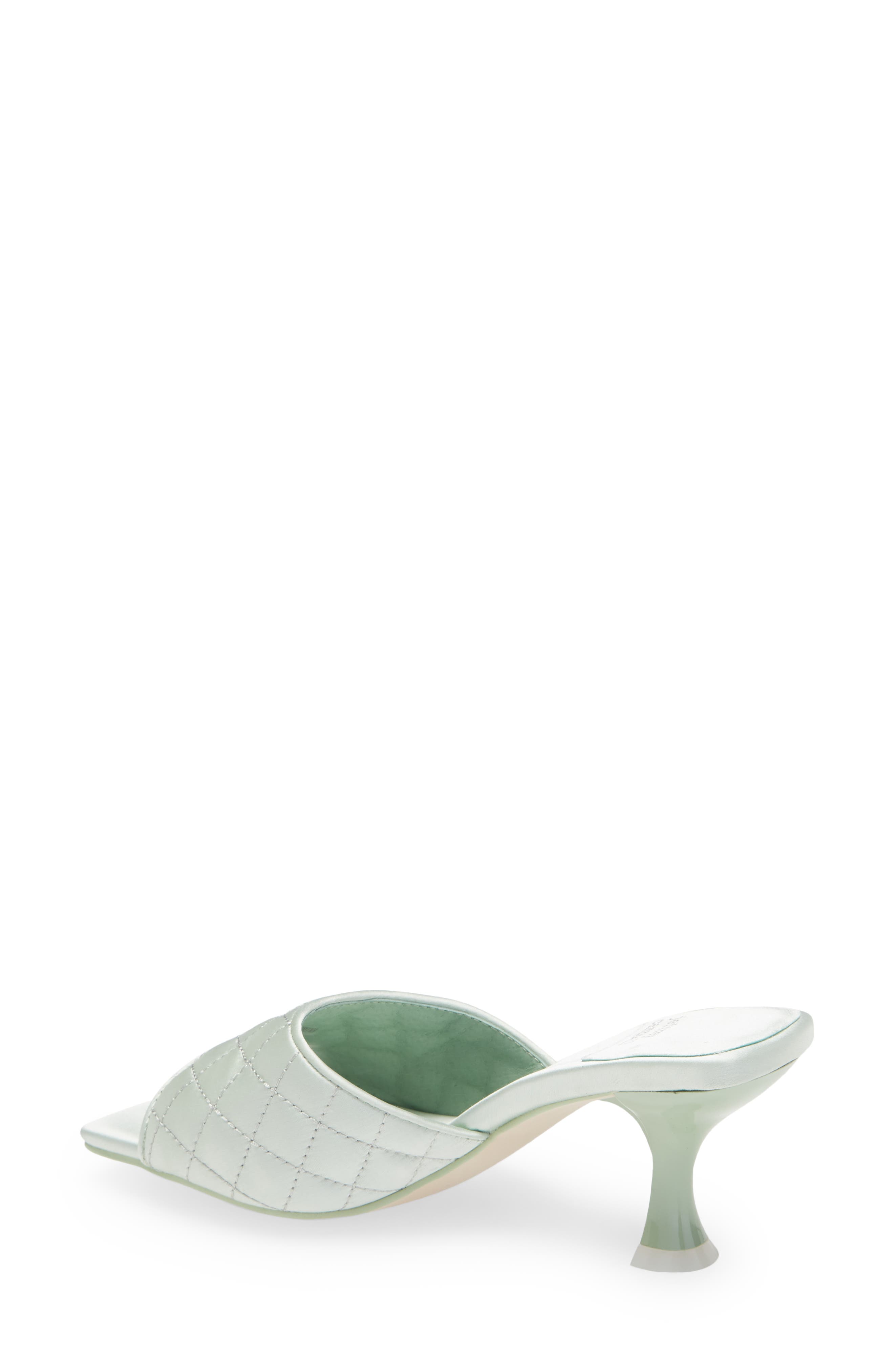 Mr Big Slide Sandal, Alternate, color, MINT SATIN