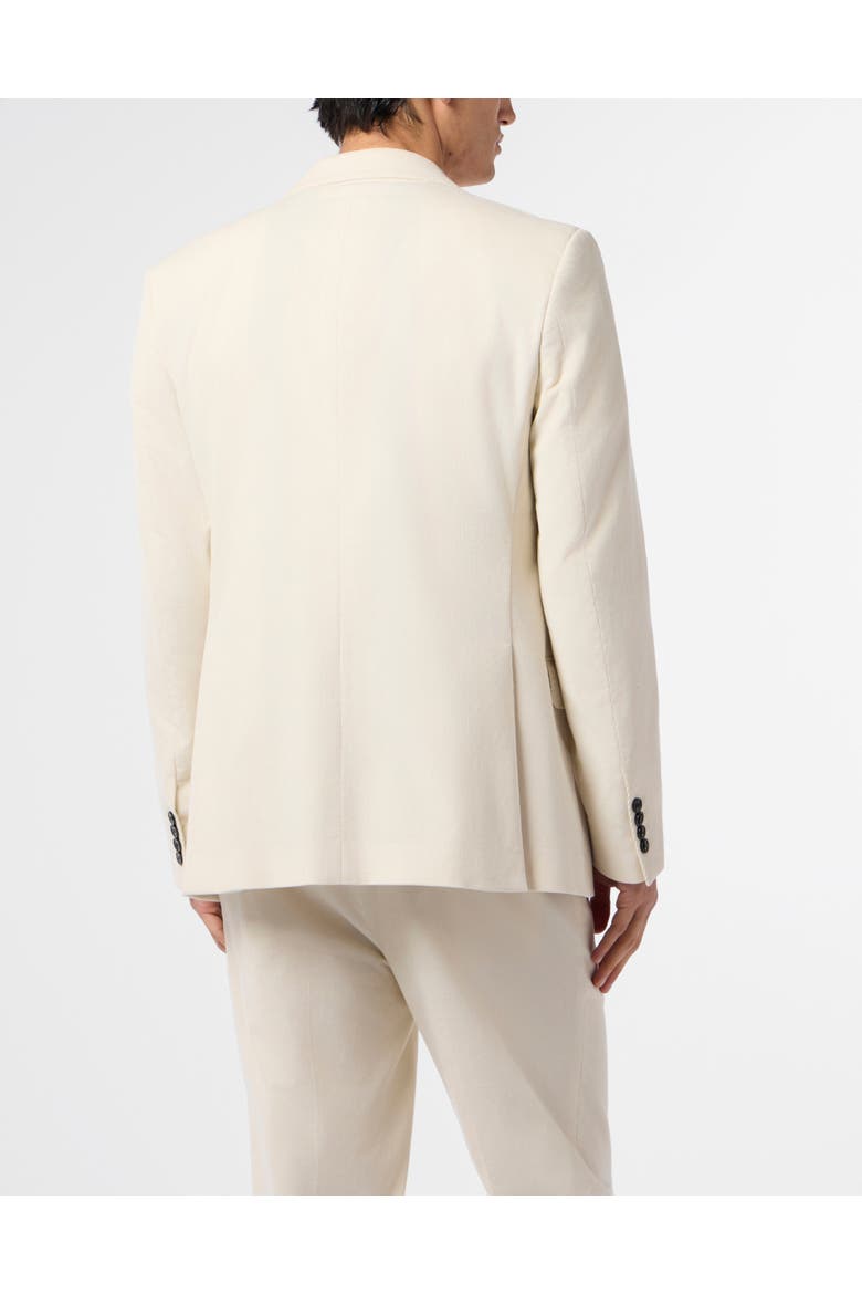 Corduroy Single Breasted Blazer Men, Alternate, color, OffWhite
