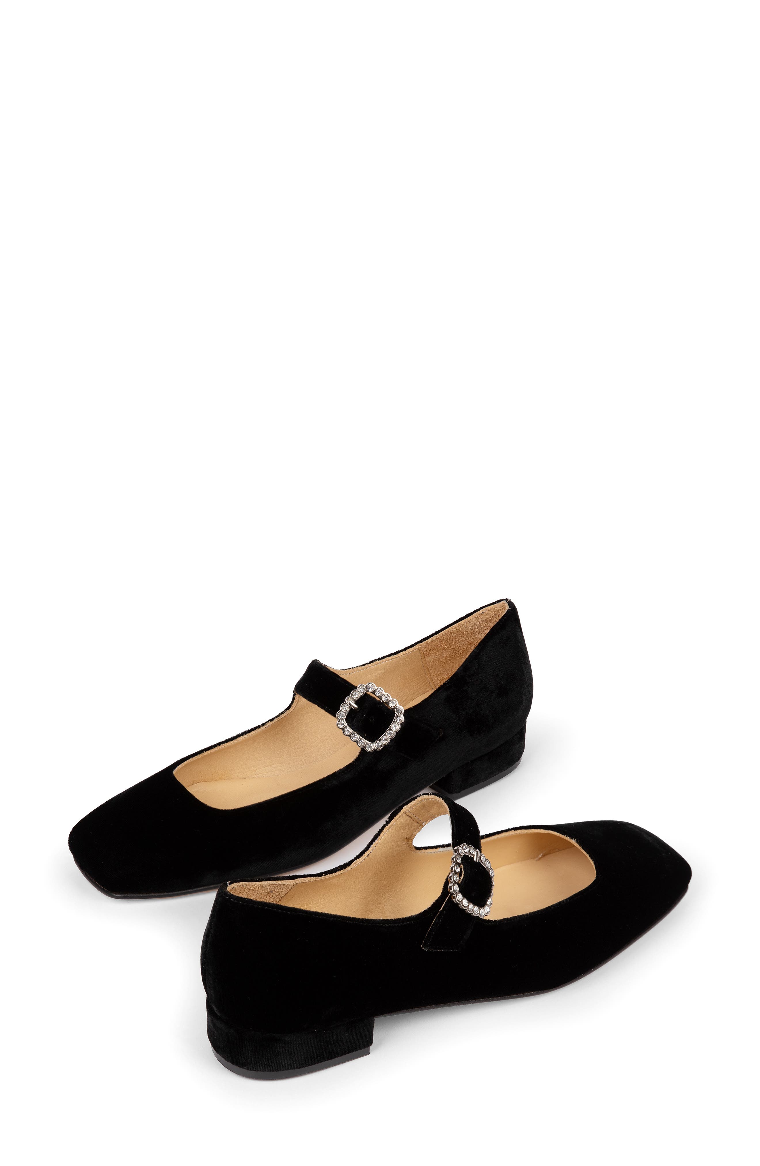 Penelope Chilvers Velvet Mary Jane, Alternate, color, Black