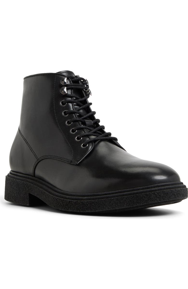 ALDO Walton Lace-Up Boot, Main, color, Black