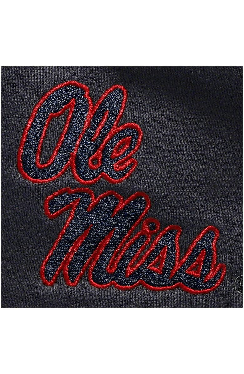 COLOSSEUM Men's Colosseum Charcoal Ole Miss Rebels Tortugas Logo Quarter-Zip Jacket, Alternate, color, Charcoal