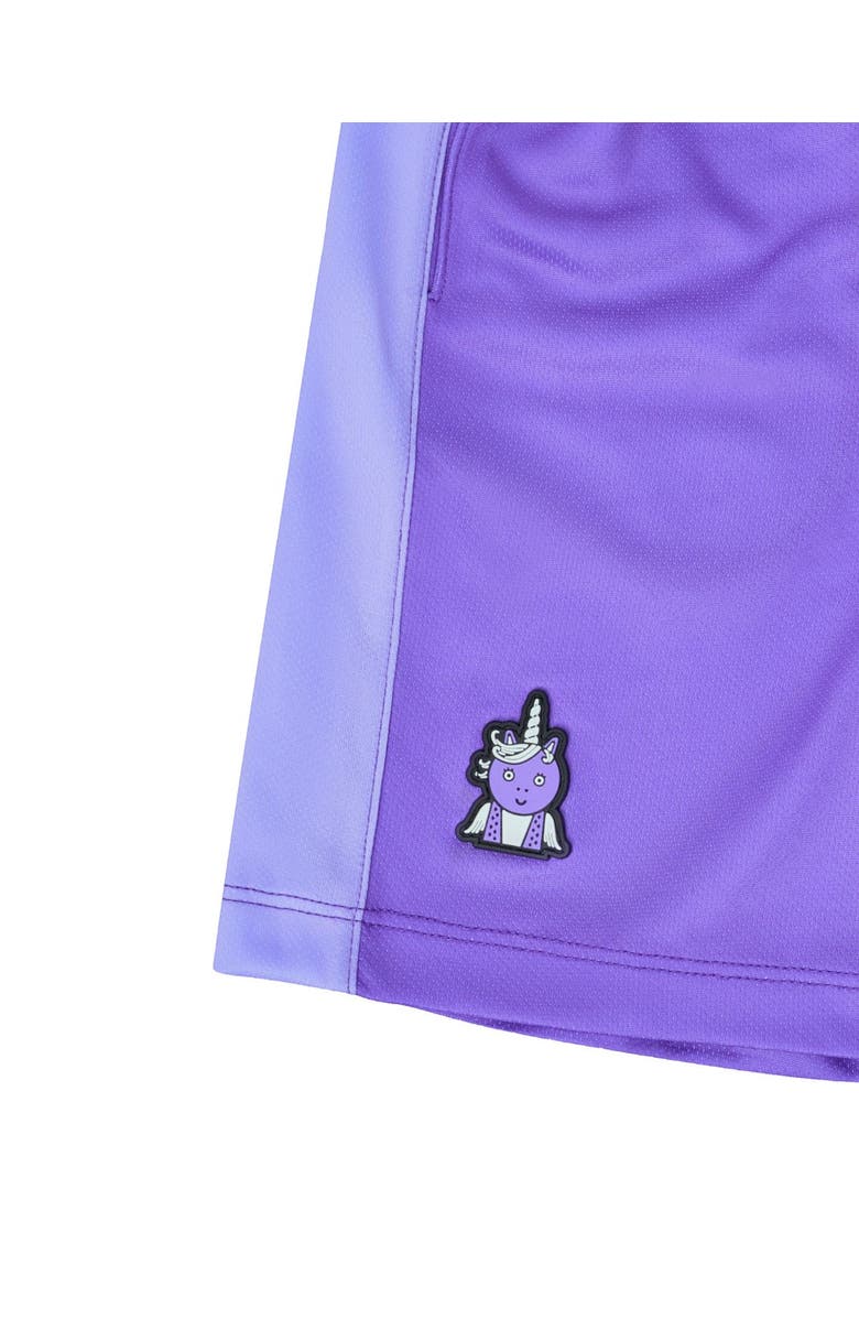 Roarsome Sparkle Riders Shorts, Alternate, color, Light Purple
