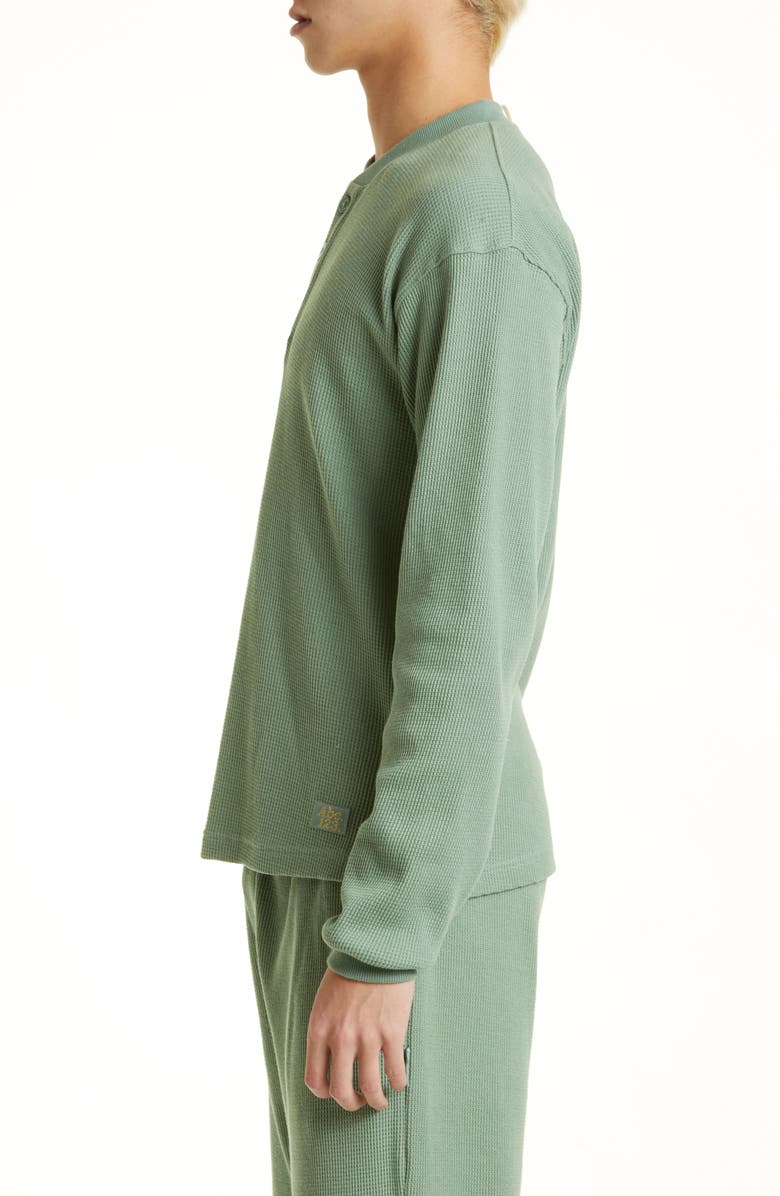 Advisory Board Crystals Abc. 123. Waffle Knit Henley, Alternate, color,