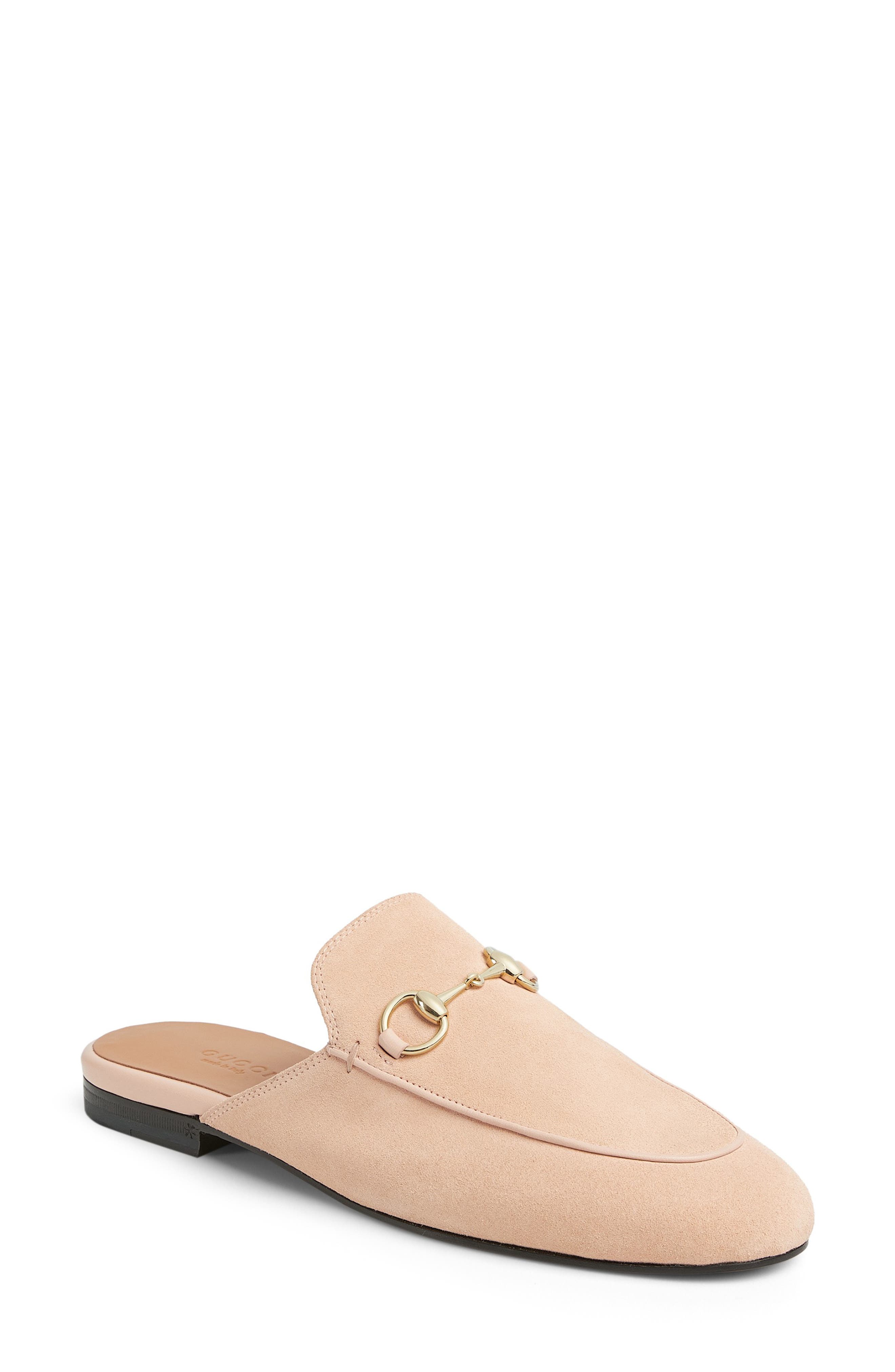 Gucci Princetown Horsebit Mule, Main, color, Rose Dust