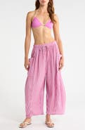 Free People Quin Stripe Cotton Drawstring Pants