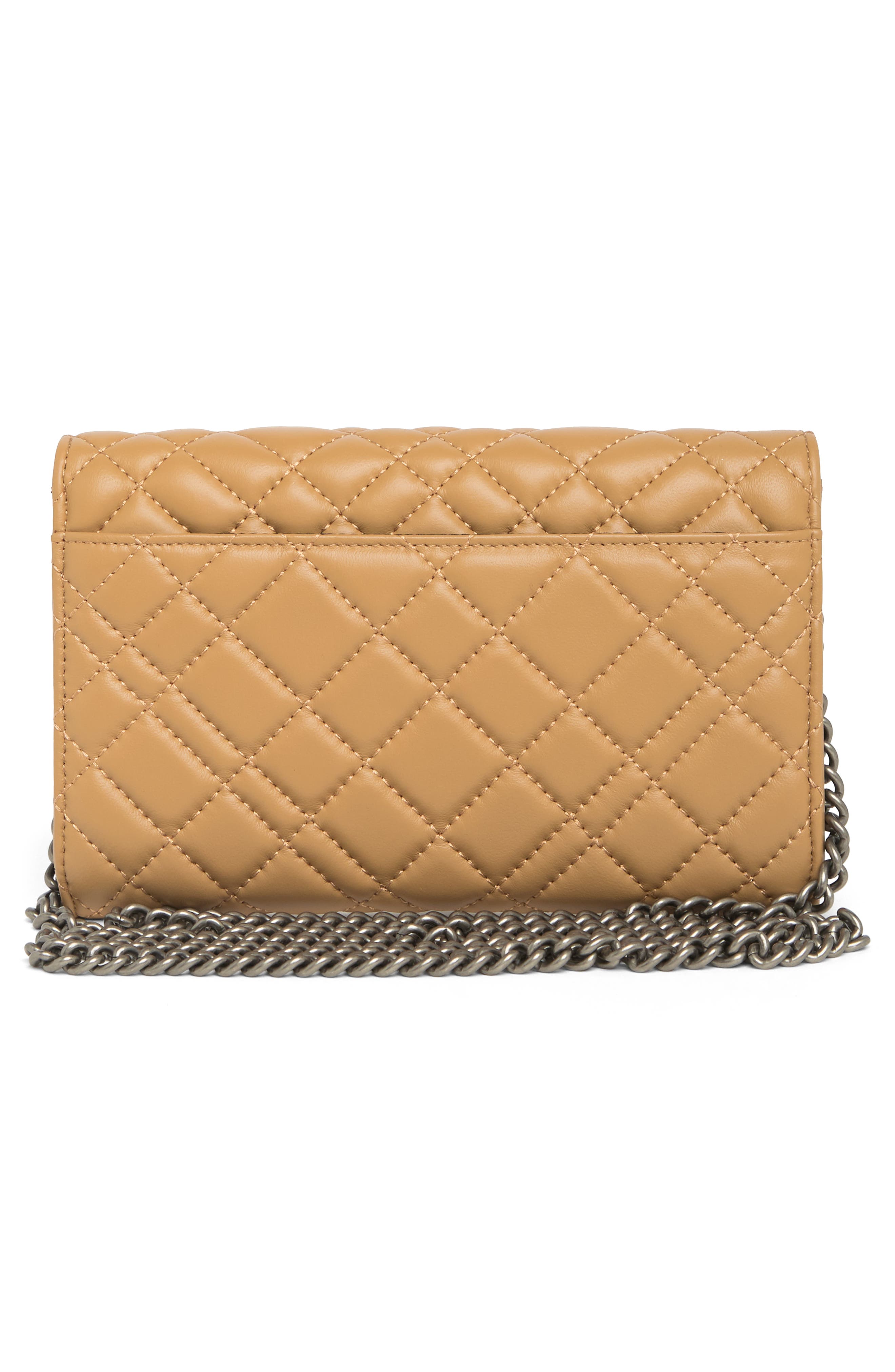 Kurt Geiger London KURT GEIGER Brixton Quilted Chain Wallet, Alternate, color, 