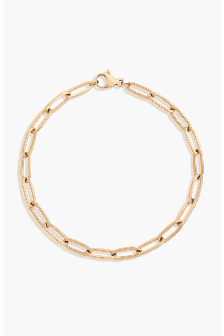 Unbreakable Paperclip Chain Bracelet, Main, color, Yellow