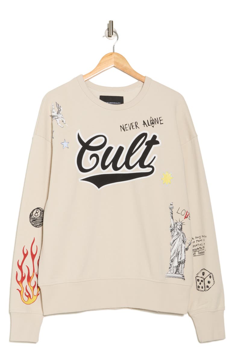 Cult of Individuality Pullover Sweatshirt, Alternate, color, 