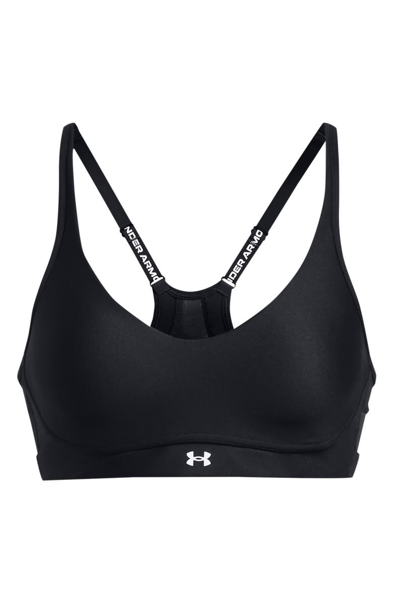 Under Armour Infinity Low 2.0 Sports Bra, Alternate, color, Black / / White