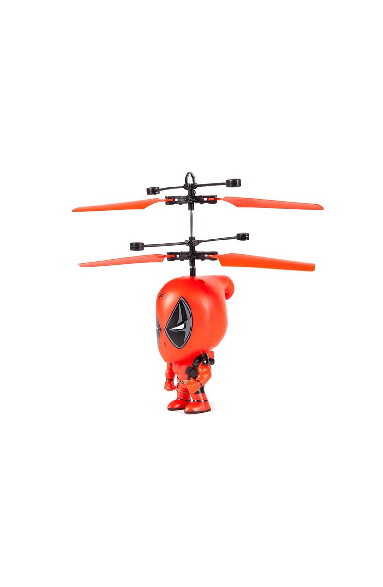 WORLD TECH TOYS Marvel 3.5" Deadpool Flying Figure IR Helicopter, Main, color, 