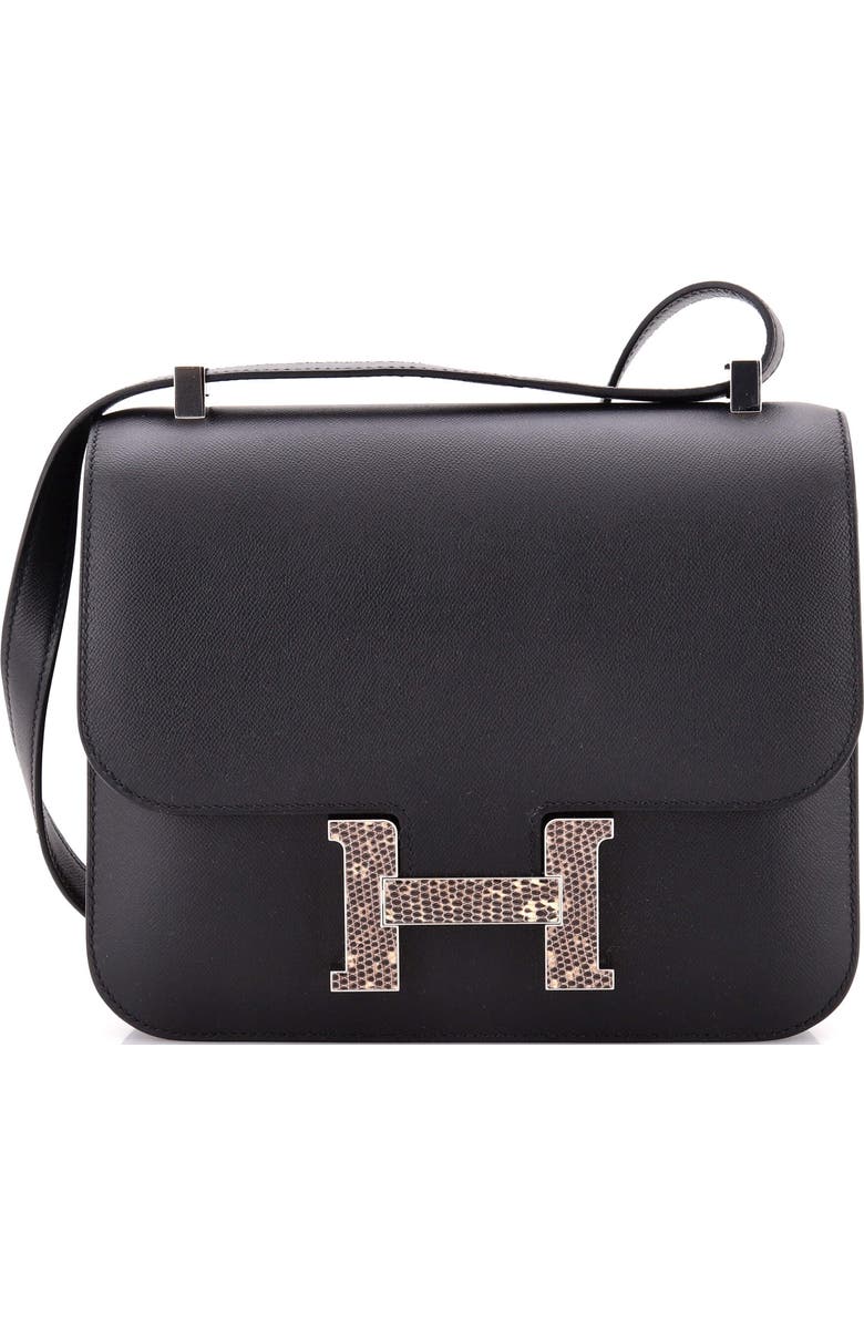 Pre-Owned Hermes Constance Marquette Bag Madame with Lizard 24, Main, color,