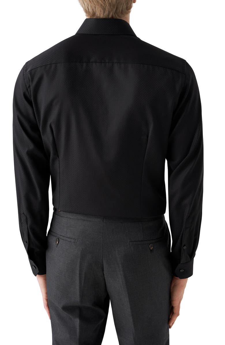 Eton Contemporary Fit Diamond Weave Dress Shirt, Alternate, color, 