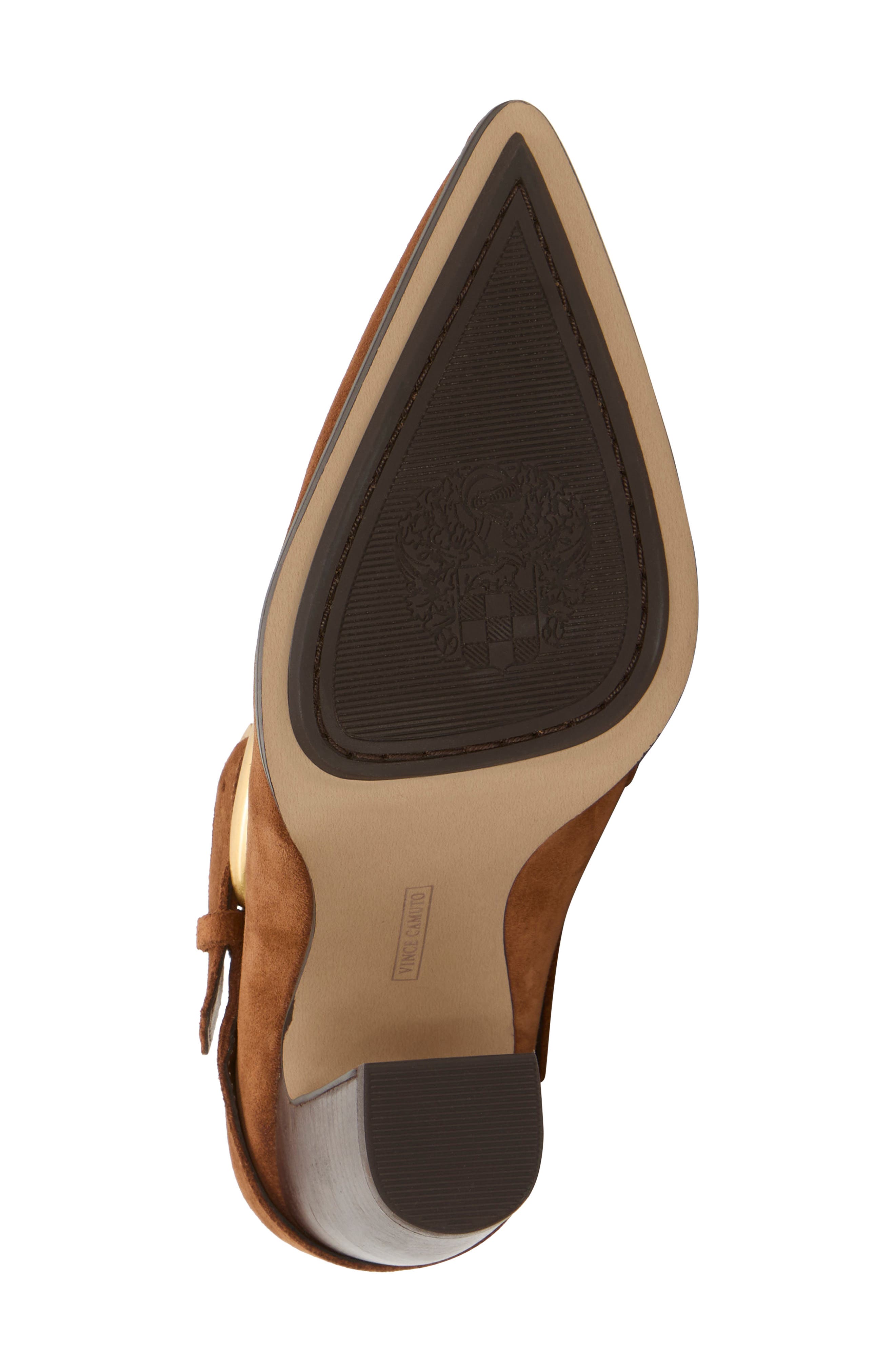 Vince Camuto Bailey Pointed Toe Mule, Alternate, color, Burnt Sugar Verona