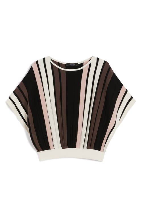 Weekend Max Mara Pegola Stretch Viscose Pleated Jersey In Gold