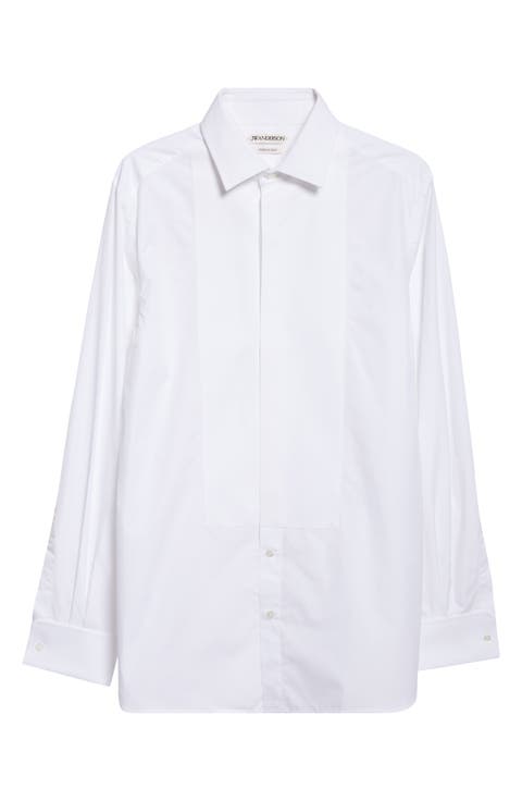 Pleated Front Tuxedo Shirt