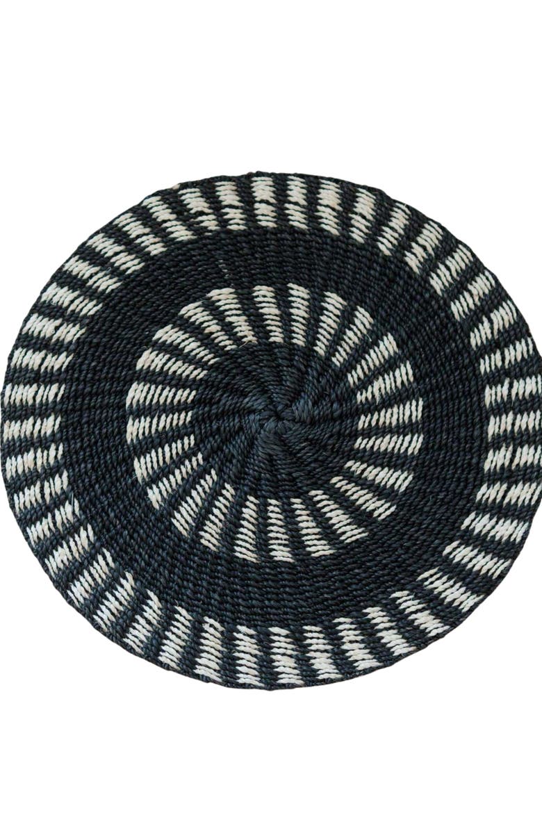 LIKHA Abaca Round Placemats, Set of 2, Main, color, Two-Tone