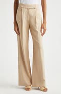 Veronica Beard Marbeau High Waist Wide Leg Pants