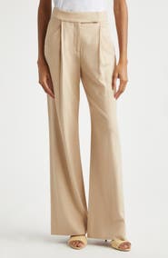 Veronica Beard Marbeau High Waist Wide Leg Pants