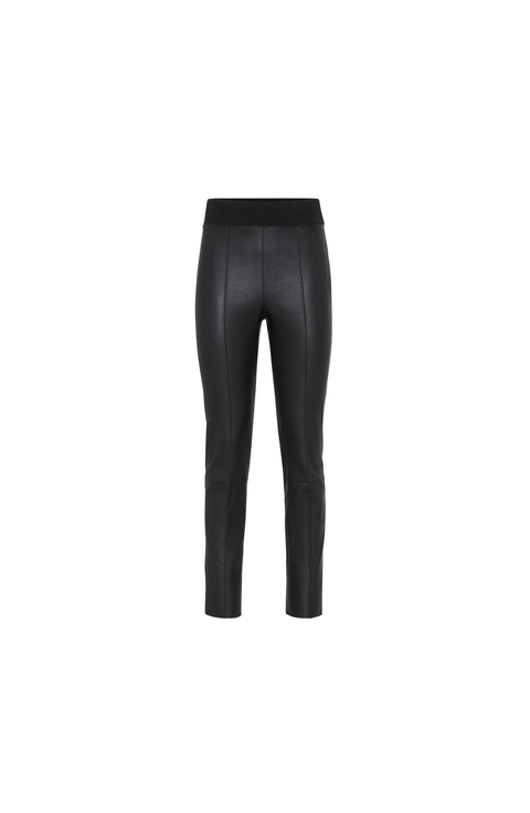 Stretch nappa leggings