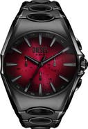 DIESEL® D-Curve Goldtone Chronograph Bracelet Watch, 48mm