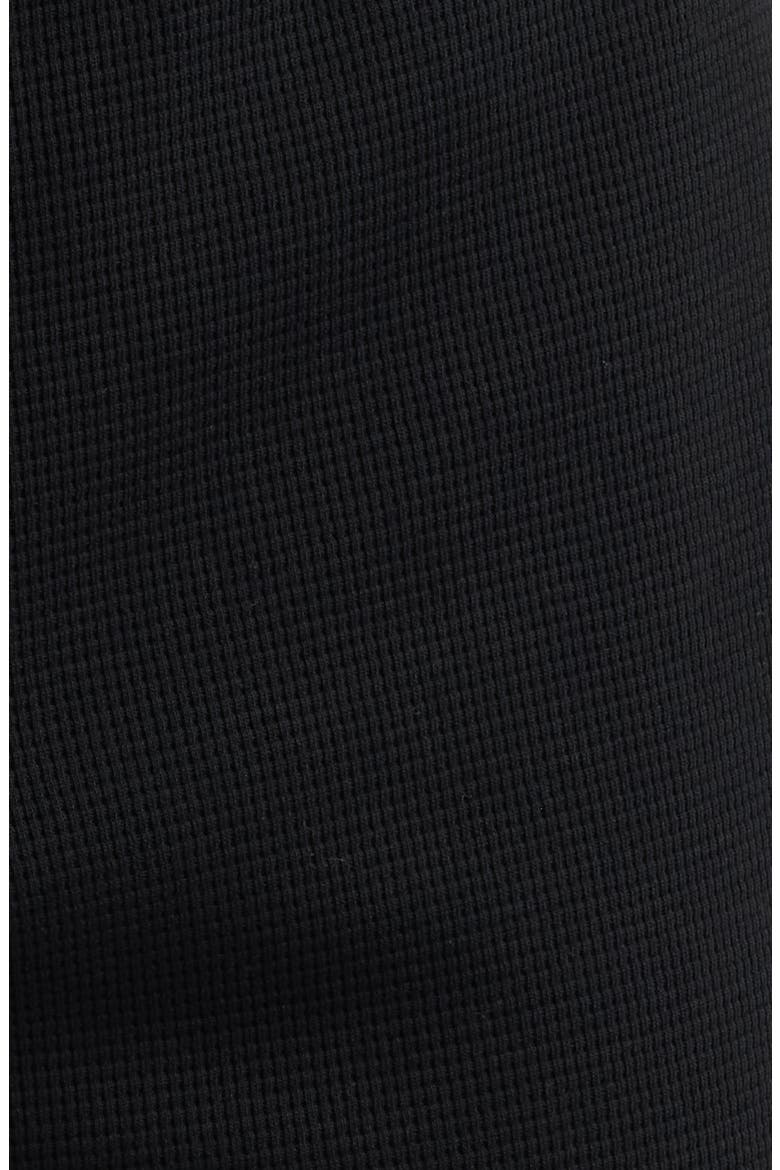 Waffle Knit Joggers, Alternate, color, BLACK