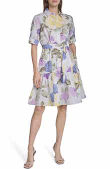 Calvin Klein Short Sleeve Cotton Shirtdress