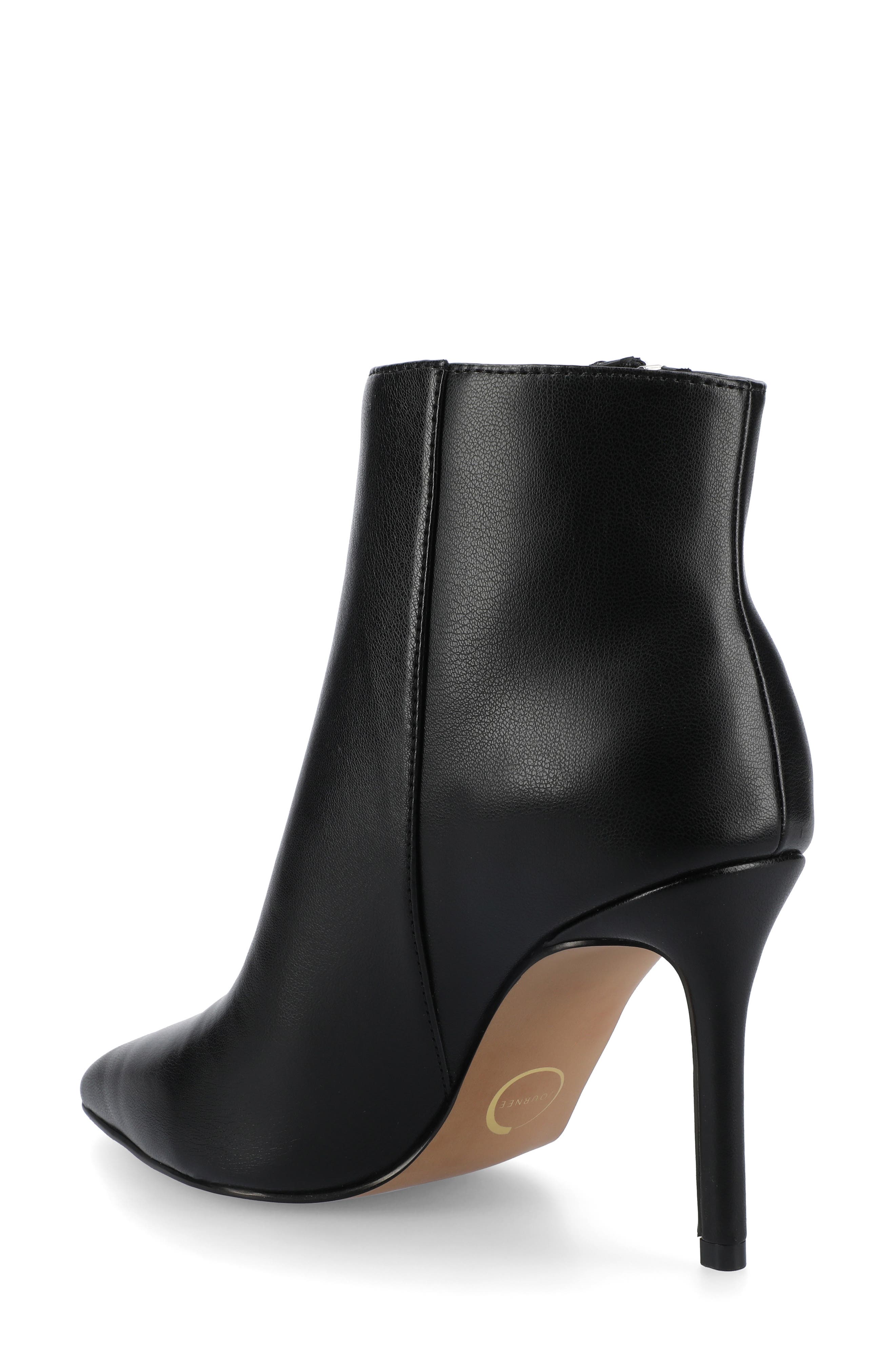 Journee Collection Leyna Zip Boot - Wide Width Available, Alternate, color, Black