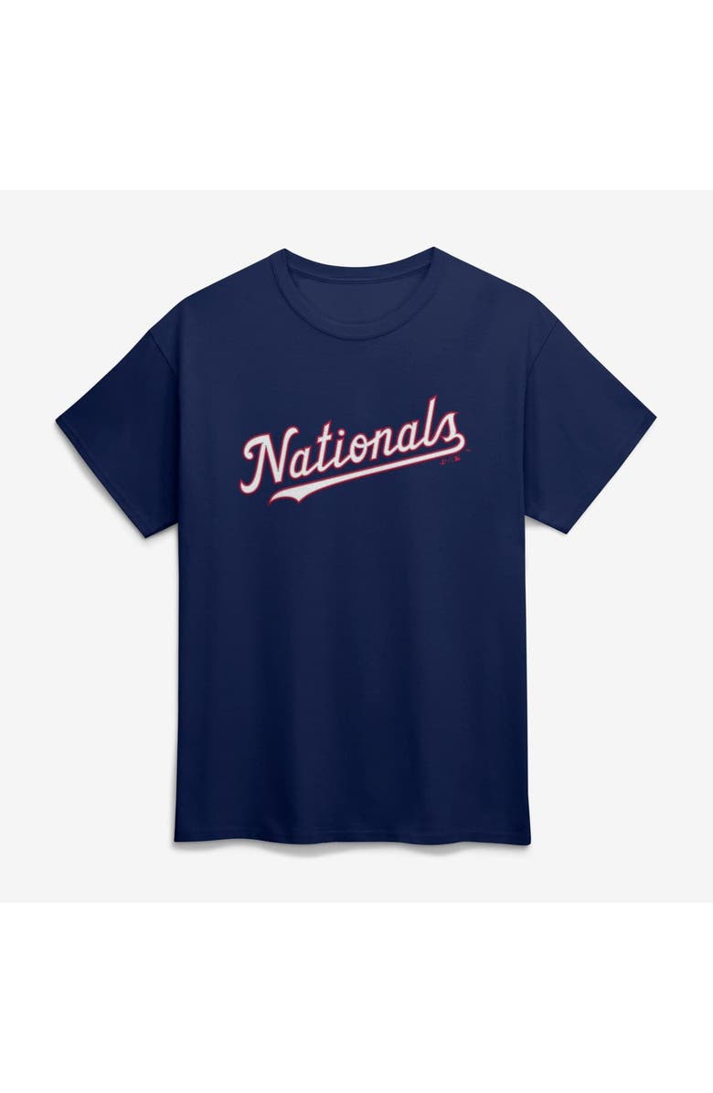 Logo Athletic Men's Logo Athletic Navy Washington Nationals Wordmark T-Shirt, Main, color, Navy