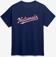 Logo Athletic Men's Logo Athletic Navy Washington Nationals Wordmark T-Shirt