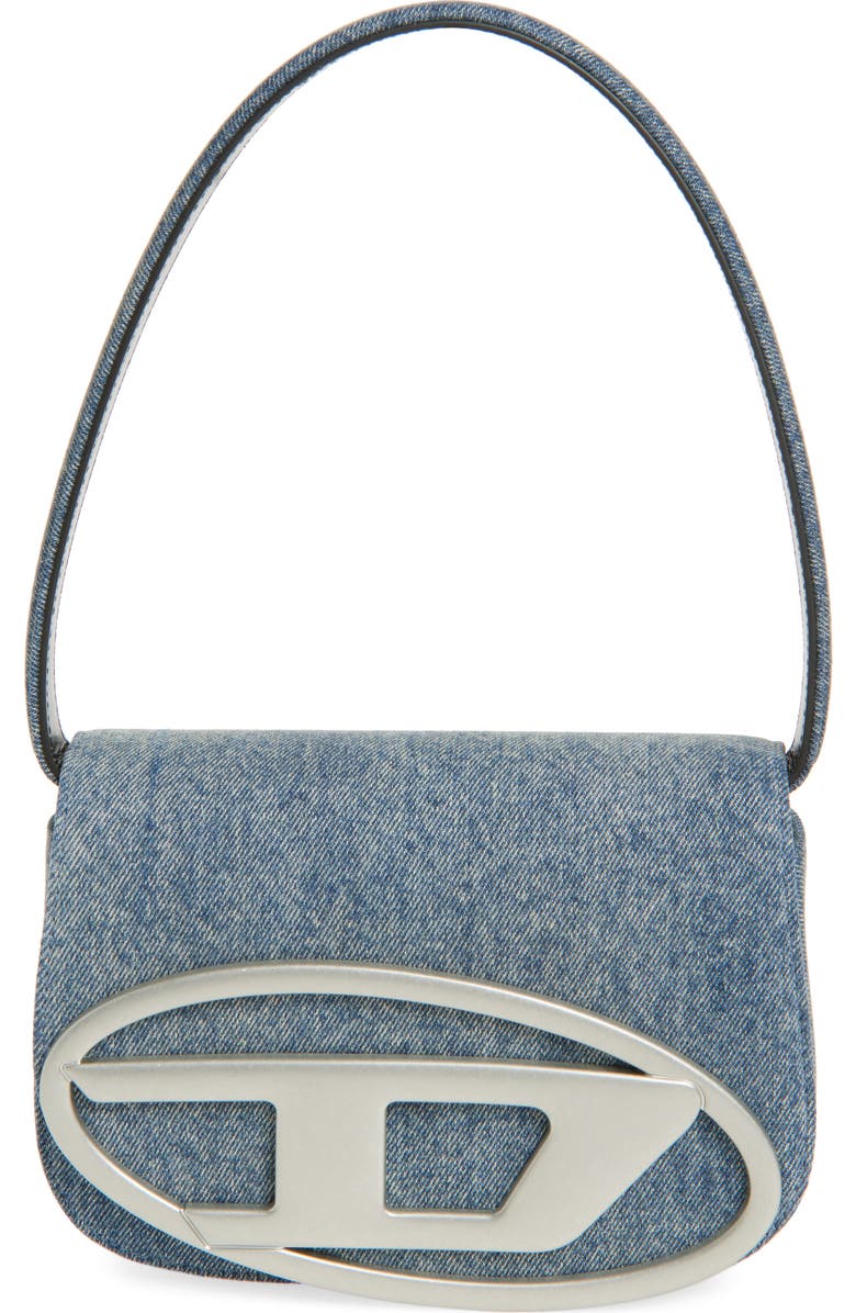 DIESEL<sup>®</sup> 1DR Denim Shoulder Bag, Main, color,