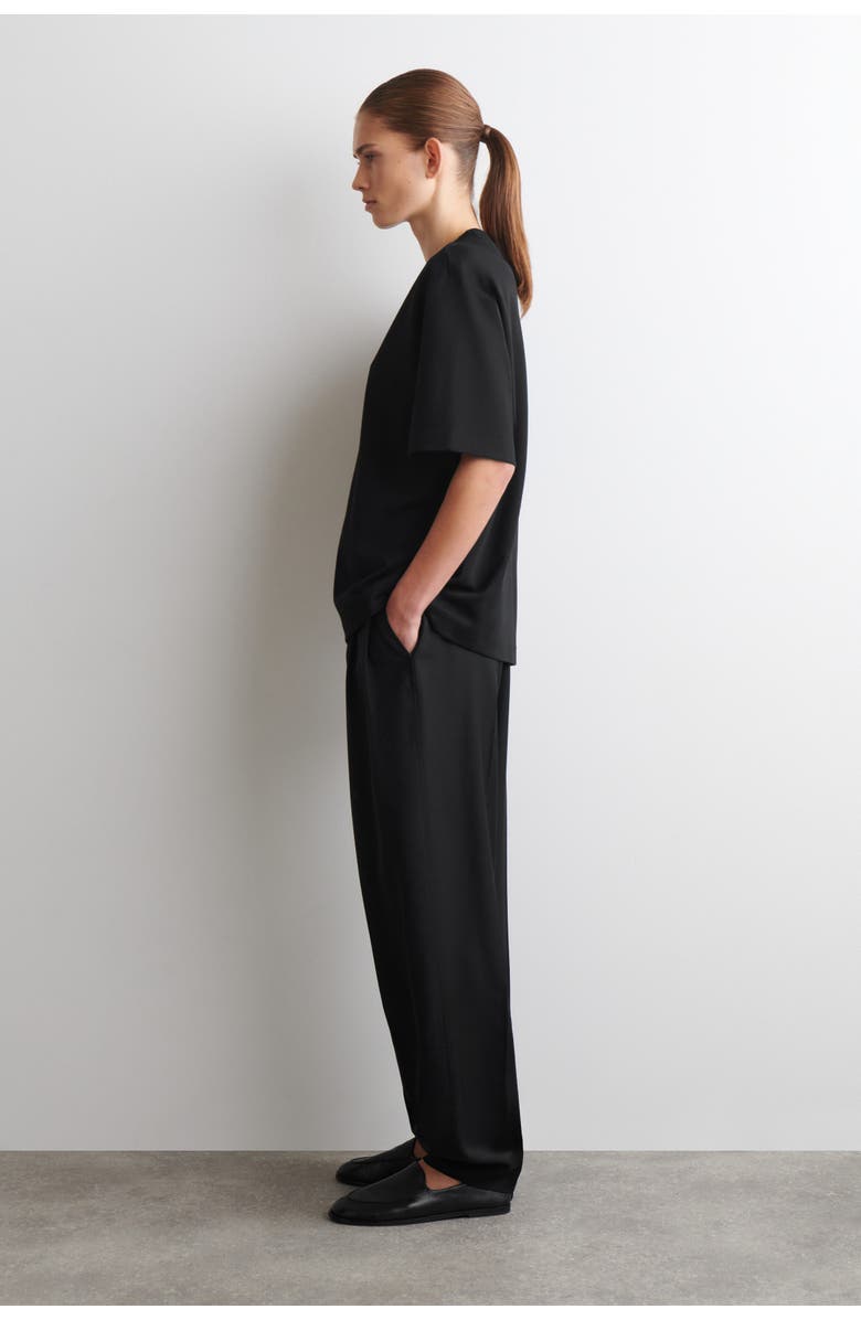 COS Oversized T-Shirt, Alternate, color, Black