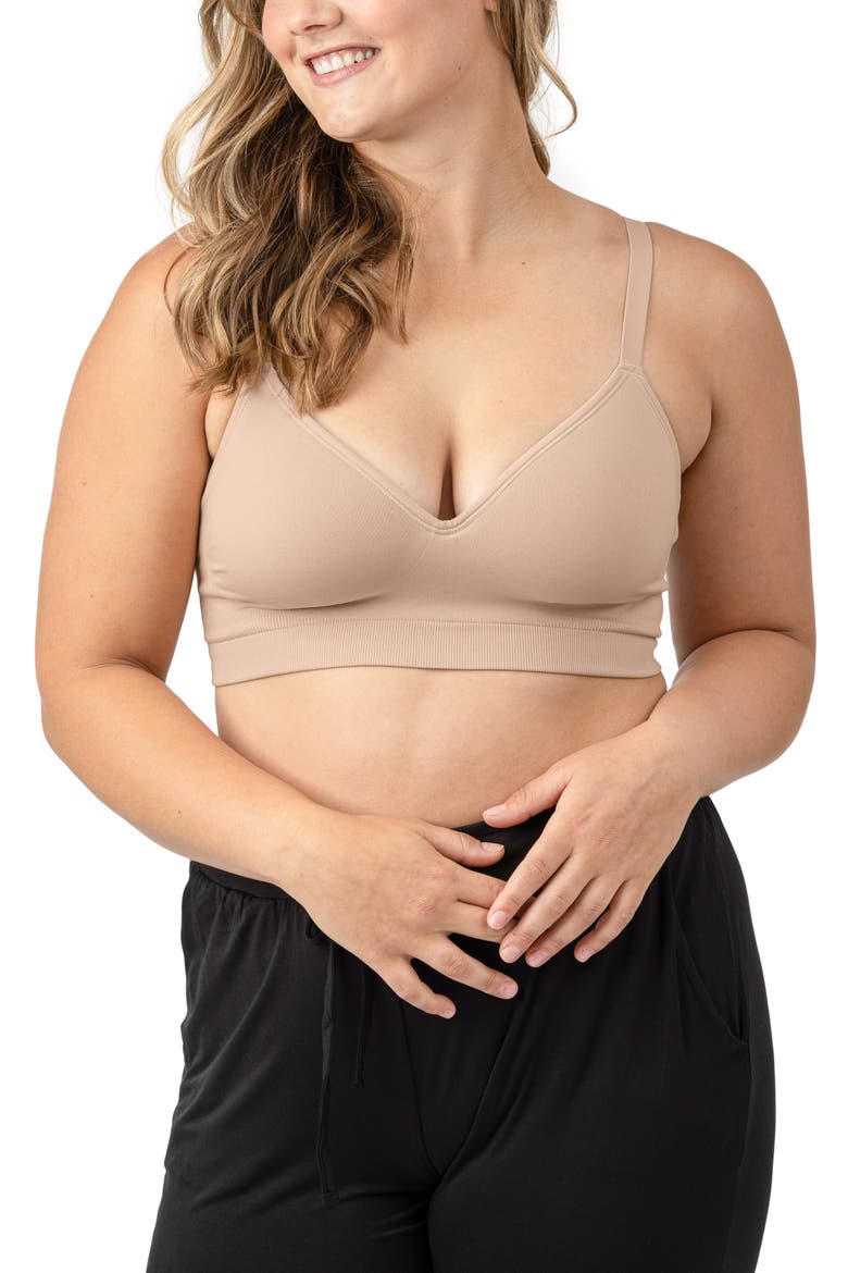 Everly Wireless Contour Bra, Main, color, BEIGE