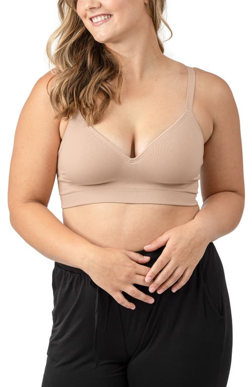 Kindred Bravely Everly Wireless Contour T-Shirt Bra in Beige 