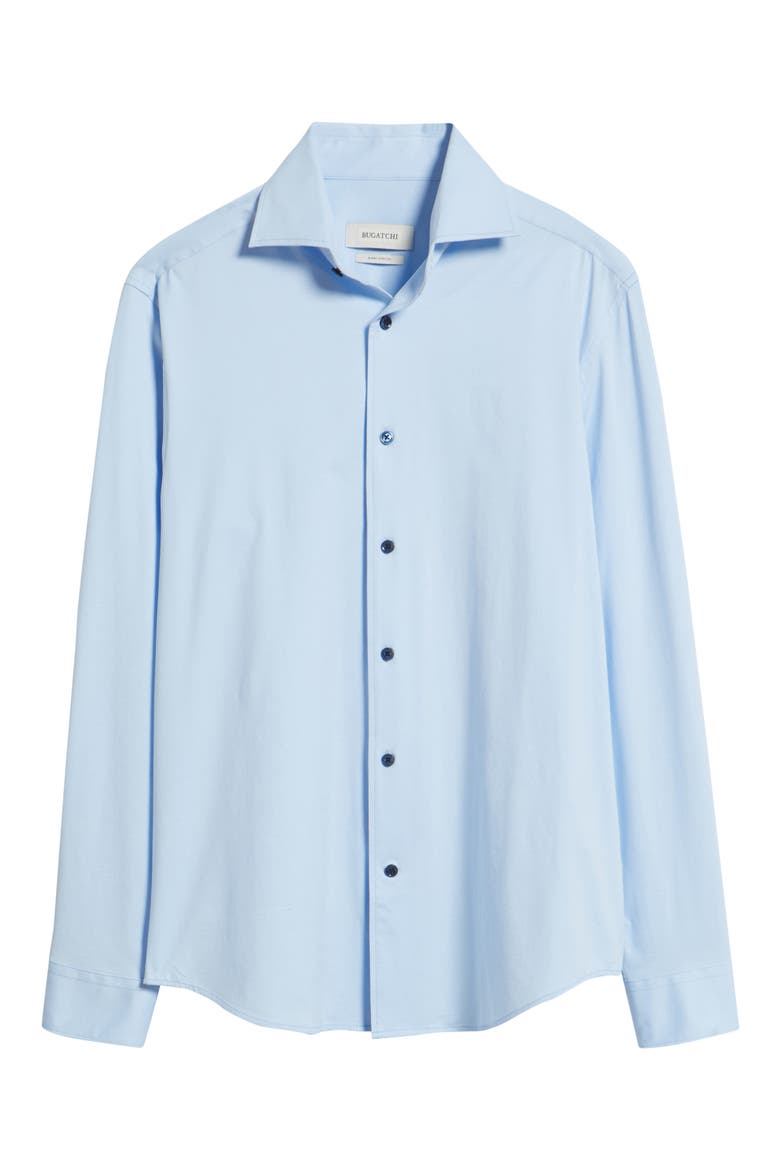 James OoohCotton® Solid Button-Up Shirt, Alternate, color, SKY