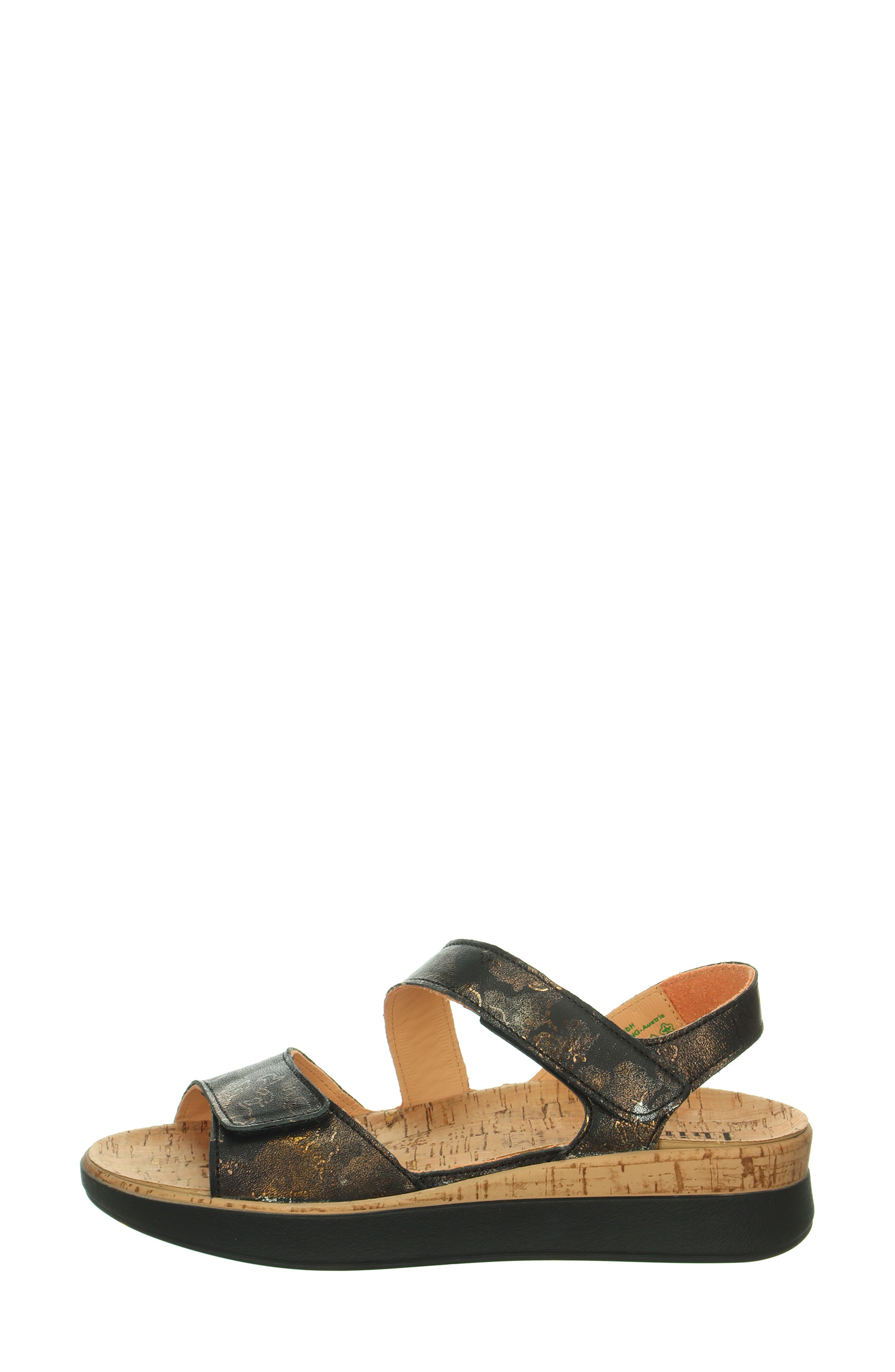 Think! Meggie Sandal, Alternate, color, Black