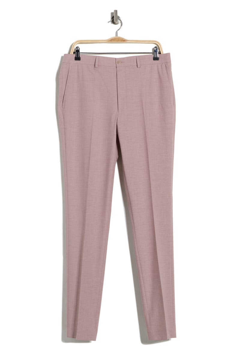Slim Fit Stretch Suit Pants, Alternate, color, PINK