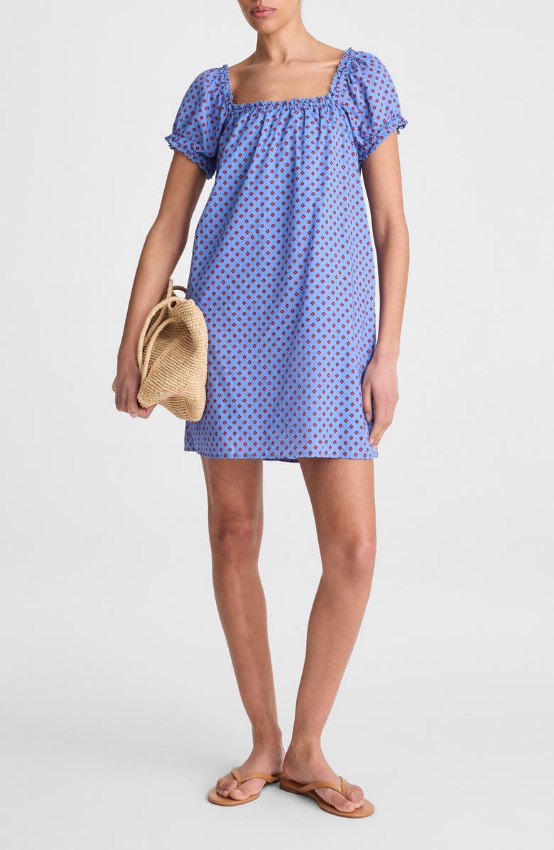 Madewell Chateau Minidress, Main, color, Calm Blue