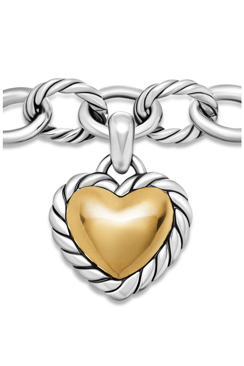 Cable Collectibles® Cookie Classic Heart Bracelet, 4.5mm, Alternate, color, TWO TONE
