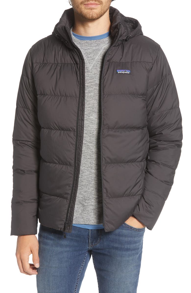 Patagonia Silent Water Repellent 700 Fill Power Down Jacket, Main, color,