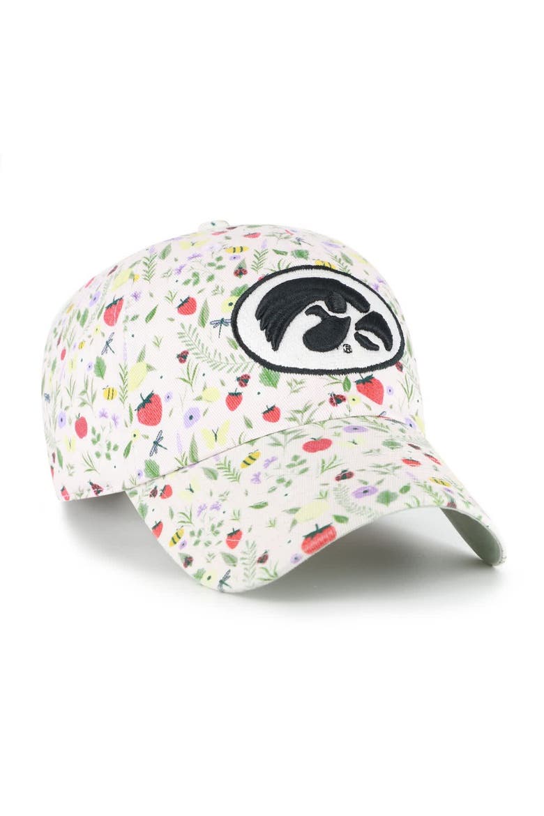 Women's '47  Light Pink Iowa Hawkeyes Posey Clean Up Adjustable Hat, Alternate, color, Light Pink