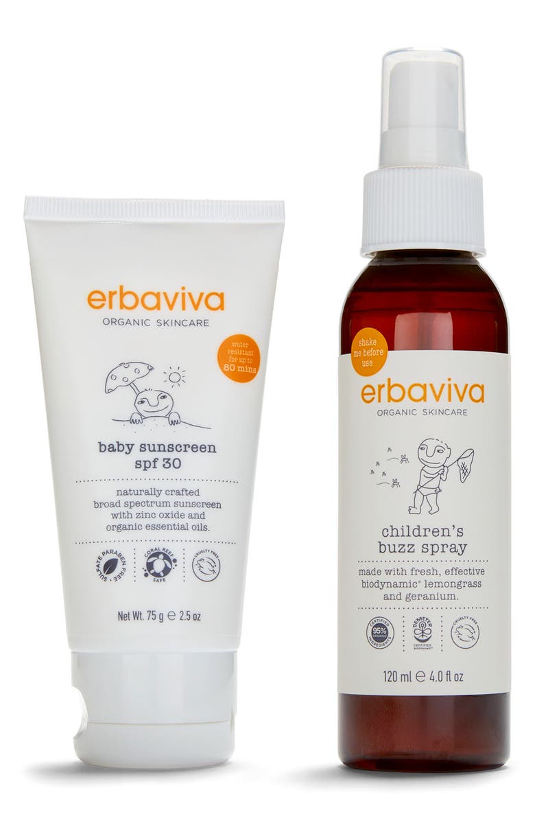 Erbaviva Baby Summer Skin Care Essentials Set, Main, color, 