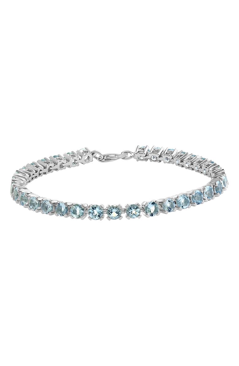 EFFY Aquamarine Tennis Bracelet, Main, color, 