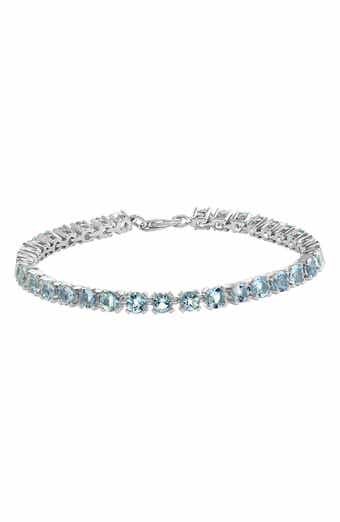 Aquamarine Tennis Bracelet