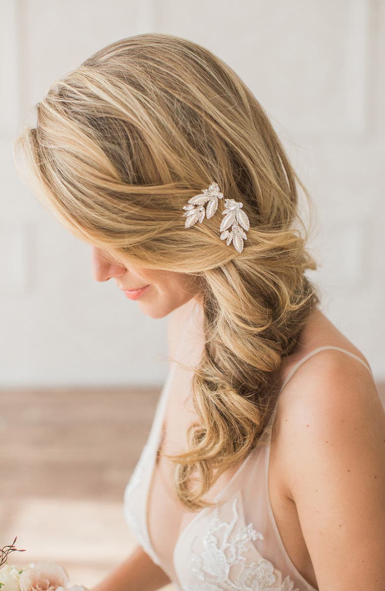 Brides & Hairpins Catalina Set of 2 Hair Clips, Alternate, color, 